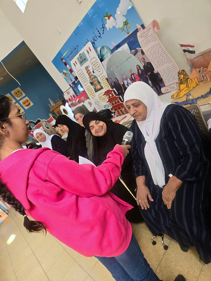 ملتقى الأجيال في مدرسة أجيال الابتدائية في جلجولية